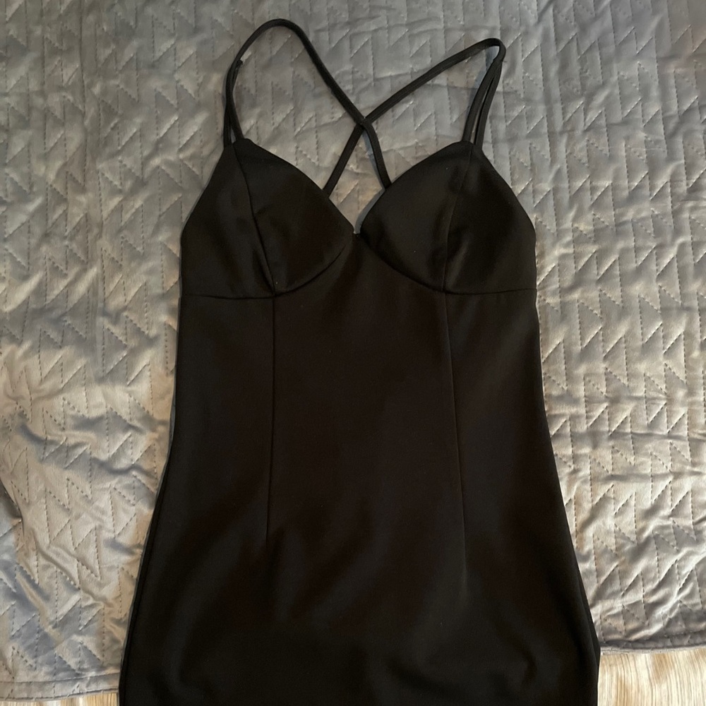 Black mini dress in great condition